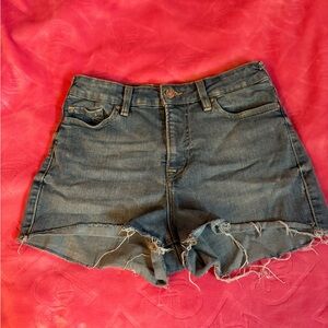 True Religion Blue Jean Shorts